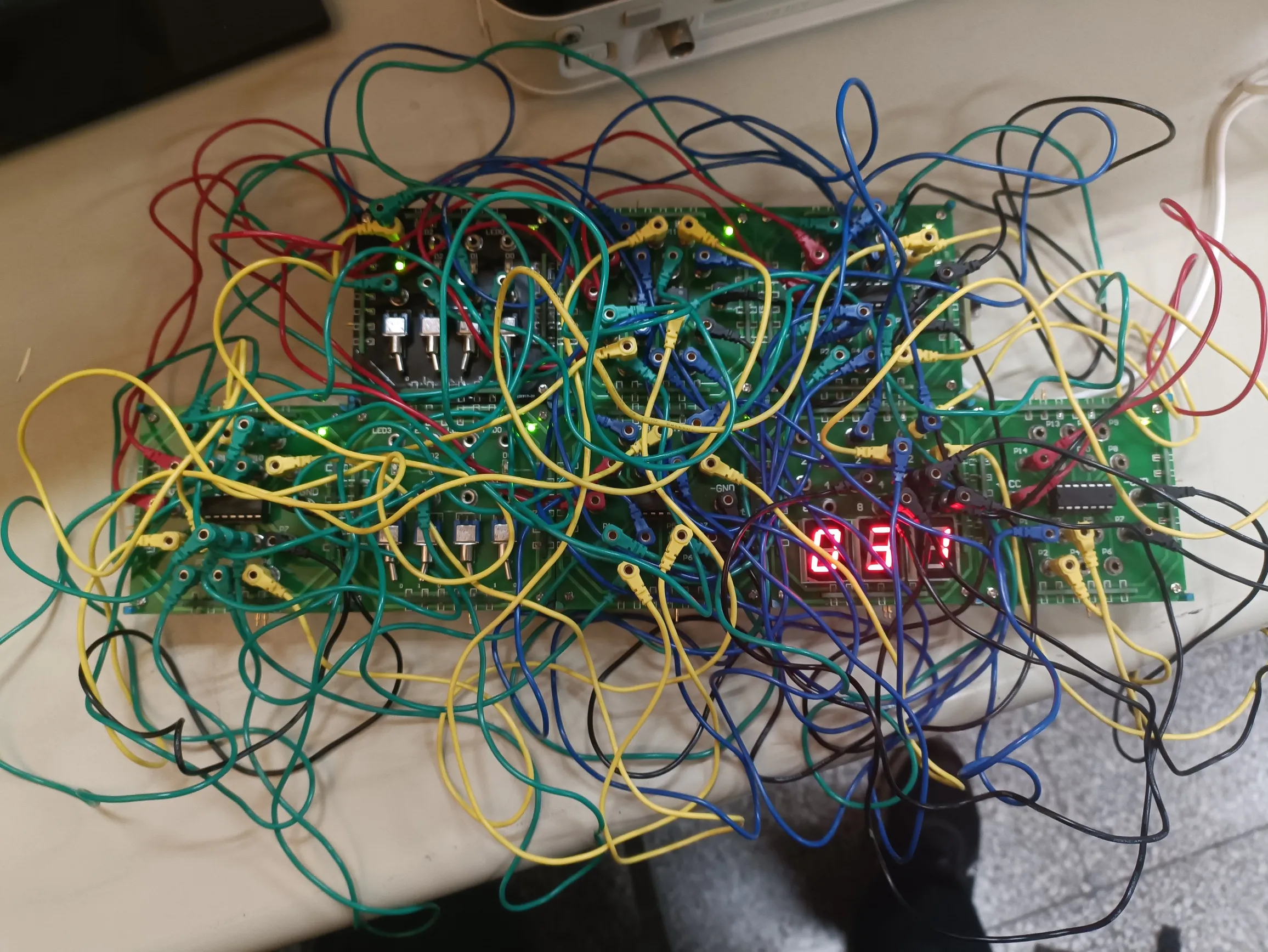 电路连接实物图